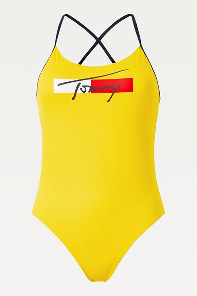 Tommy hilfiger yellow swimsuit online