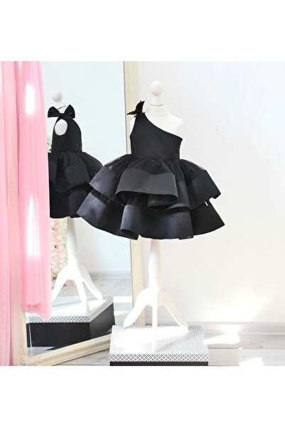 GNL BUTİK فستان بناتي أسود