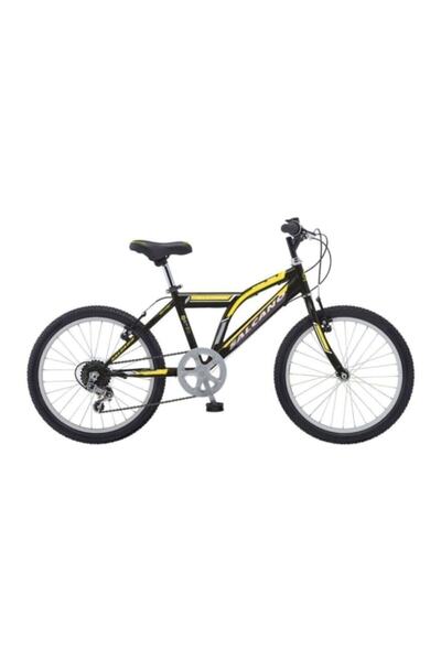 Salcano Excel 20 Çocuk Bisikleti Siyah Sarı 6 Vites 7-8 Yaş Çocuk Bisikleti
