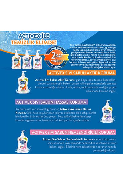 Activex Antibacterial Liquid Soap Sensitive 700 ml