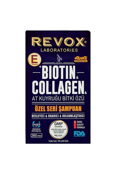 Revox 360 ml Biotin and Collagen Ponytail Shampoo