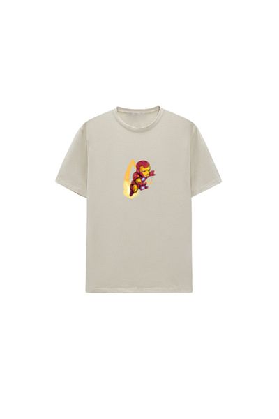 C&C OKULCUNUZ Unisex oversize T-shirt με τον Iron Man