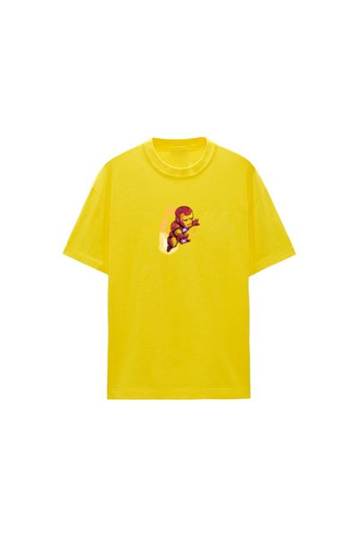 C&C OKULCUNUZ Tricou supradimensionat unisex Iron Man