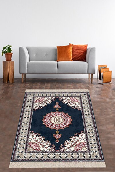 on the clouds Osmanlı Motifler Desenli Dijital Baskı Yıkanabilir Kaymaz Taban...