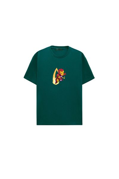 C&C OKULCUNUZ Unisex oversize T-shirt με τον Iron Man
