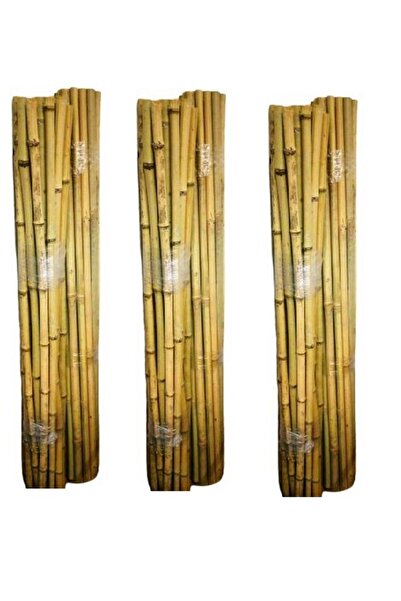 YEŞİLADA 30 Adet Orijinal Bambu Çubuklar 1 Mt Boy 20-22 Mm Kalınlıkta Bitki D...
