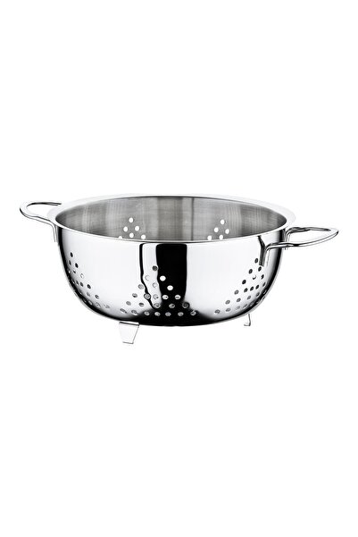 OMS Stainless Pasta Strainer Steel Strainer with Feet