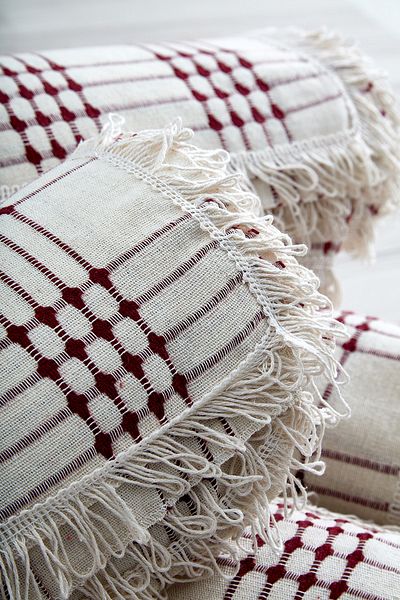 miss linda home collection 100% памучен калъф за разтегателен диван Buldan Work Four Comb в цвят бордо (180x220 см)