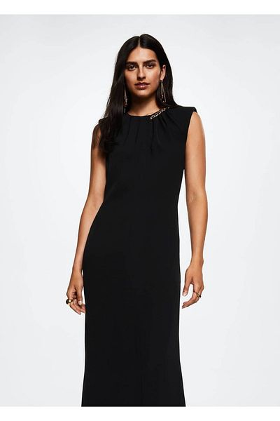 MANGO Woman Rochie decorativă ruptă în spate