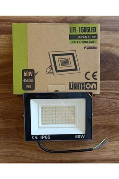 Flood Light Lightson 50 Watt Beyaz Işık Led Projektör ( Ip65 )