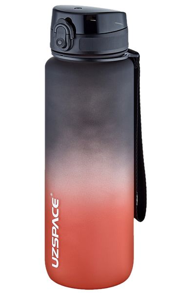 Uzspace 1000ml Large Size Double Color Softtouch Ff Collection Tritan Water Bottle