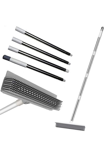 Hansel Rake Patterned Rubber Vacuum Cleaner - 4 Function Stainless Carpet Hair Cleaning Vacuum Cleaner