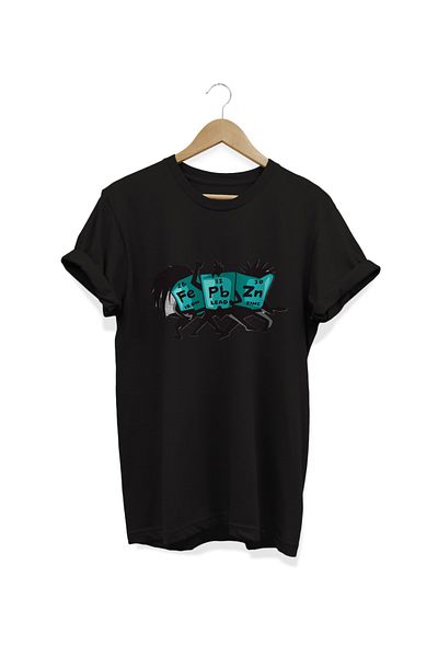 remonz Μπλουζάκι Heavy Metals Chemistry Formula Oversize 100% βαμβάκι