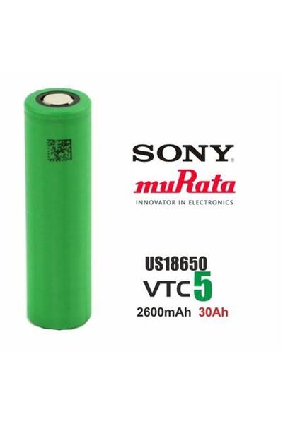 Sony Murata Vtc5 2600mah 30a 18650 Pil 1 Adet