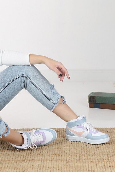 Lambırlent Πολύχρωμα - 2185 Unisex (γυναικεία-ανδρικά) ψηλά αθλητικά παπούτσια