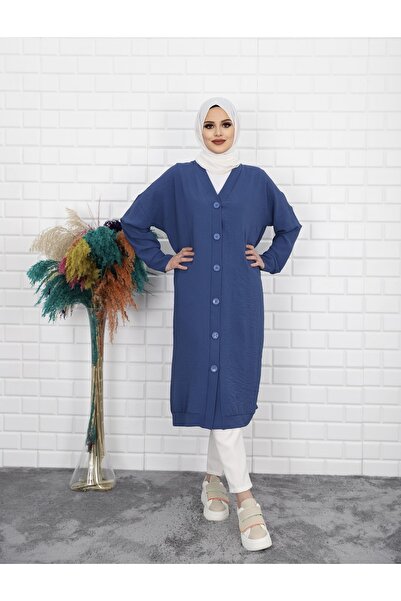 By Hacer Ayaydın Fashion Aerobin μεσαίου μήκους γυναικείο βασικό τουνίκ/καλοκαιρινή ζακέτα