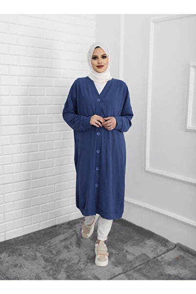 By Hacer Ayaydın Fashion Aerobin μεσαίου μήκους γυναικείο βασικό τουνίκ/καλοκαιρινή ζακέτα