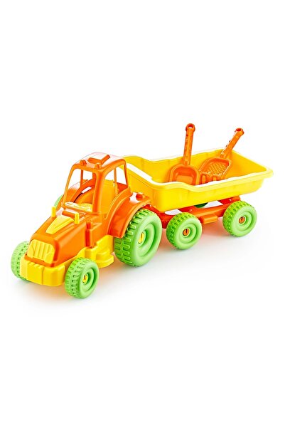 Güçlü Plastik Tractor with Luxury Trailer