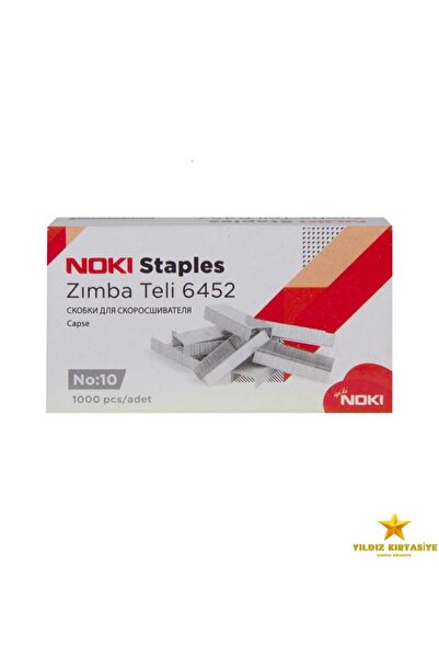 Noki Staple No:10 White Box of 20 6452