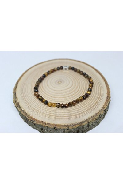 Yasamtohumu Гривна с камък тигрово око 4 мм