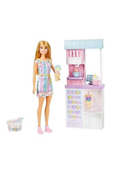 mattel Hcn46 Barbie Dondurma Dükkanı Oyun Seti