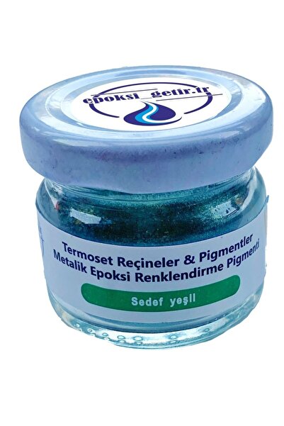 Epoksi Sedefli Pigment Boya Yeşil