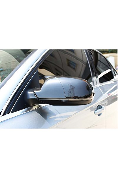 HasAkman Audi A4 B8 Batman Yarasa Ayna Kapağı Piano Black 2009 2010 2011 2012...