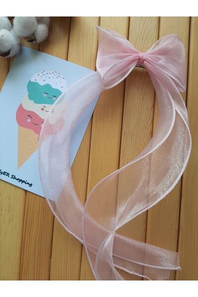 EyER Shoping Ružičasta Til automatska kopča za rep - kopča