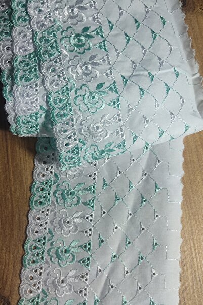 DUAYEN Fisto Dantel Geniş Bahçe Desen 1 Metre