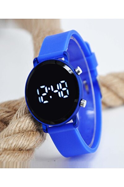 Hyd Silikon Kordonlu Kayışlı Saat Led Ekran Unisex Genç Çocuk Yetişkin Kol Saati