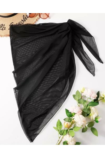 bikinistan Black Pareo