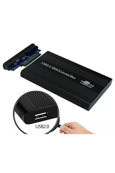 aogo Usb 2.0 Sata 2.5 Harddisk Kutusu + Kılıf Metal Harici Disk Kutusu