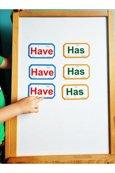 Okuling Magnetic English Word Cards Have - Have