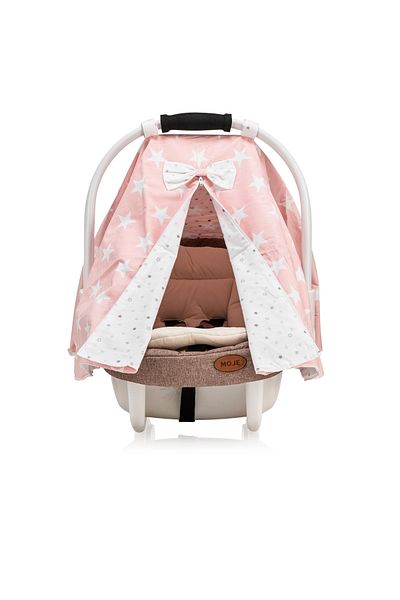 Moje Stroller Cover - Mega Star Pink