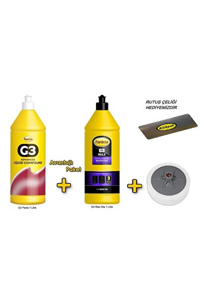 Farecla Süper Ikili Başlangıç Seti G3 Pasta 1lt + G3 Cila 1lt + Polisaj Sünge...