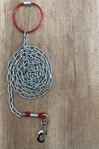 LİDERSAN ÇELİK Dog Travel Link Chain 1 Meter