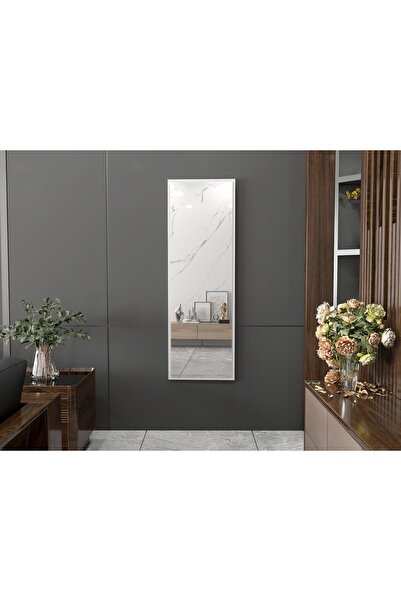 DekorLife Beyaz Dekoratif Boy Aynası 150x50cm