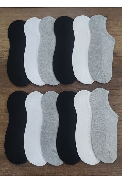 erceys Мъжки 12 чифта летни памучни маратонки Invisible Zero Ankle Socks