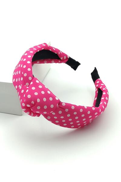 AXE SPORTSWEAR Women's Polka Dot Knotted Crown Hair Band