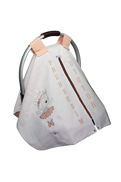 Sevnur Baby %100 Organik Pamuk Çok Amaçlı Çift Kat Müslin Puset Örtüsü Emzirm...