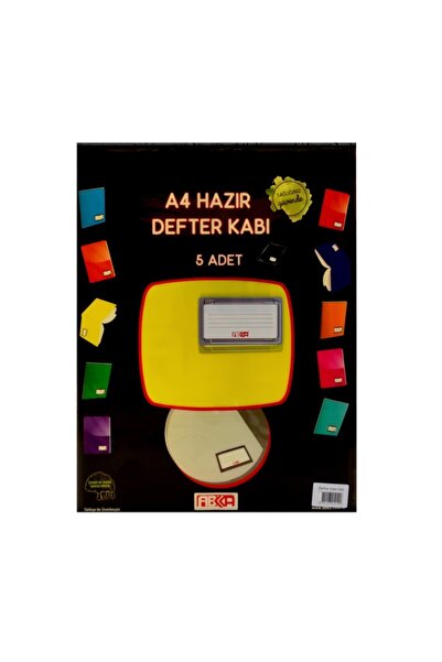 Abka A4 spremna kutija za beležnice, pakovanje od 5 komada, žuta