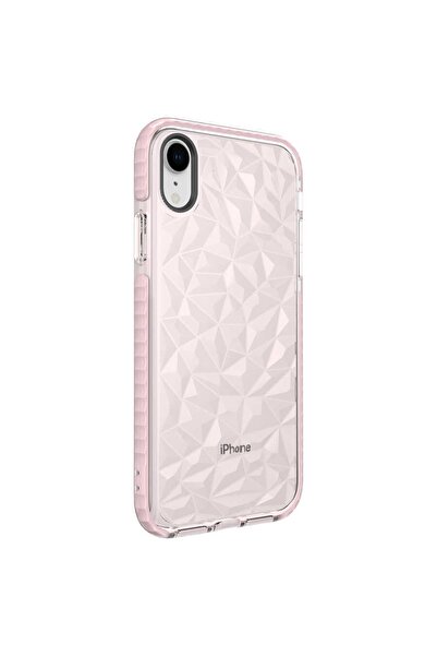 KVY Iphone Xr Prizmatik Desenli Buzz Kılıf Kırılmaz Ekran Koruyucu
