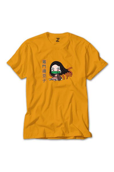 Z zepplin Demon Slayer Nezuko Kamado - Tiny Yellow T-Shirt