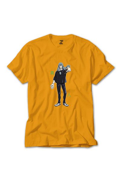 Z zepplin Jajutsu Kaisen - Mahito Yellow T-shirt