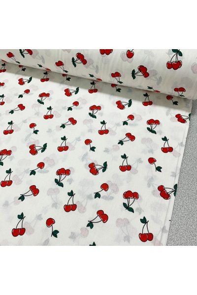 Babynia 100% Cotton Baby And Kids Fitted Sheet 80x140 Cherry