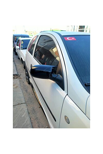 HasAkman Opel Corsa C Batman Yarasa Ayna Kapağı Piano Black 2000 2001 2002 20...
