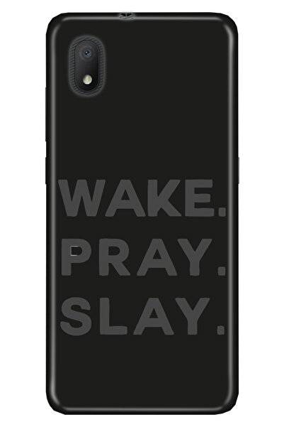 TCL L7 Uyumlu Kılıf 0.4mm Lazer Kesim Desenli Silikon - Slay