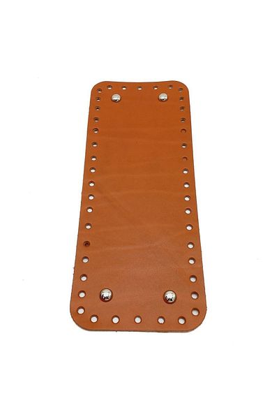 angel çanta aksesuar Πραγματικό δέρμα Tan 30x12 cm Ορθογώνια Ασημένια Μεταλλική Βάση Τσάντας