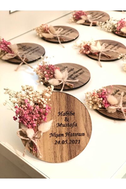 Magnet Nişan Düğün ve Nikah Hediyelik 20 Adet