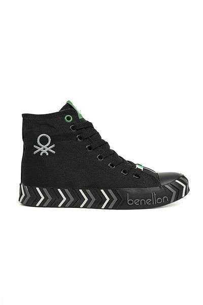 Benetton ® |   Bn-30625-3374 Μαύρο - Γυναικεία Αθλητικά Παπούτσια